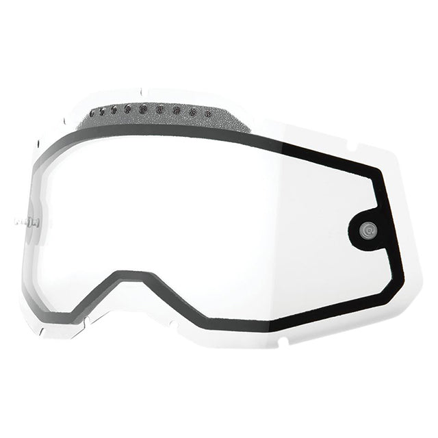 Crystal goggles double ventilated Offroad 100% Generation 2 - transparent