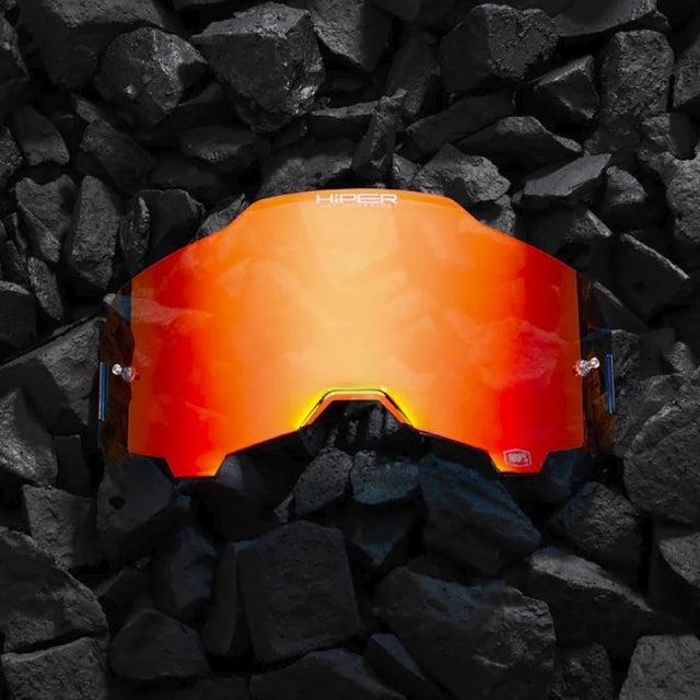 Cristal gafas hiper Offroad 100% Armega - espejo rojo