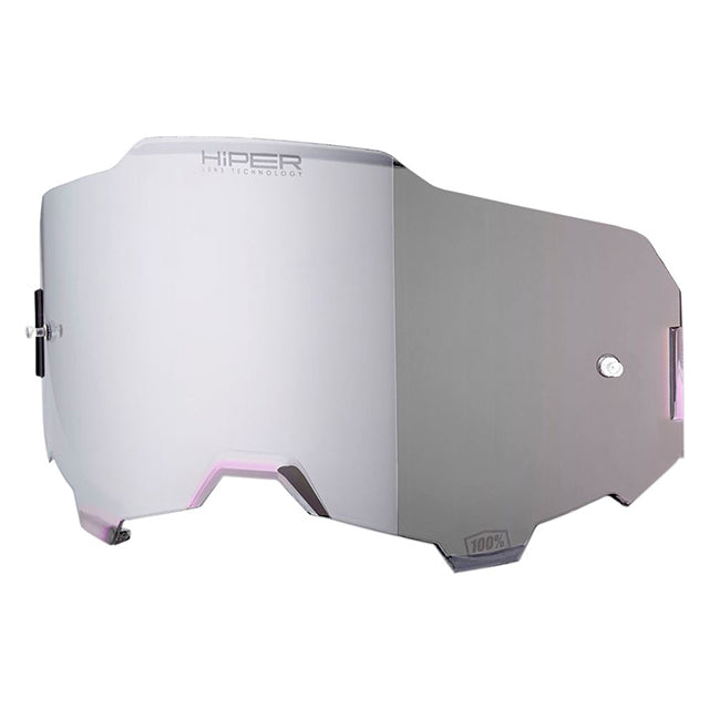 Cristal gafas hiper Offroad 100% Armega - espejo plata 59055-00003