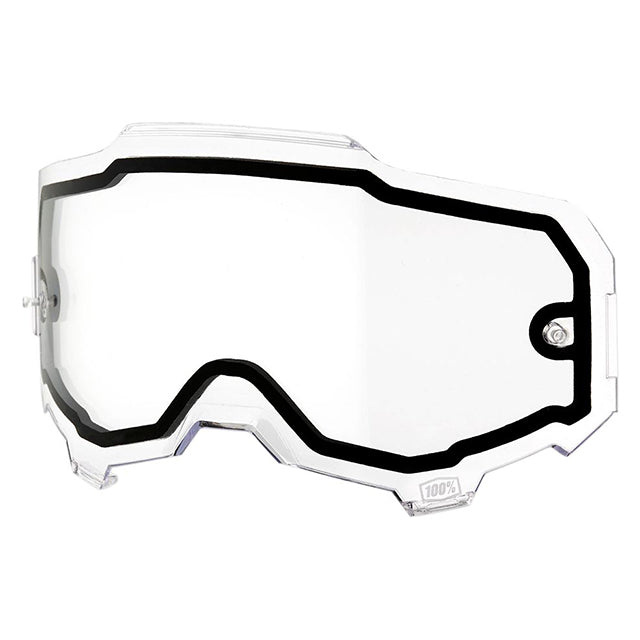 Cristal gafas dobles Offroad 100% Armega - transparente 59051-00001