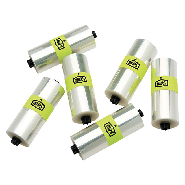 Replacement Roll-Off Rolls for Offroad 100% Armega Forecast Goggles - 6 units