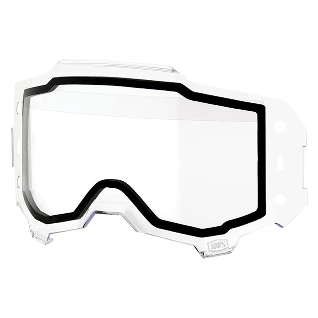 Cristal gafas doble Offroad 100% Armega Forecast - transparente 59064-00001