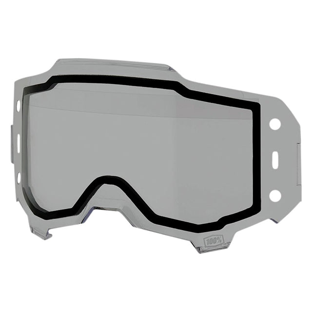 Cristal Recambio doble gafas Offroad 100% Armega Forecast Ahumado 59064-00002