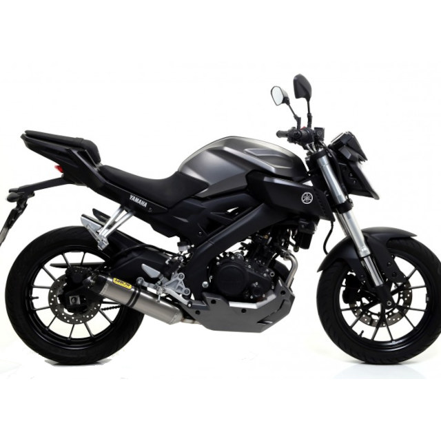 Échappement Arrow Slip-On Thunder Yamaha MT 125 14-19 aluminium-carbone