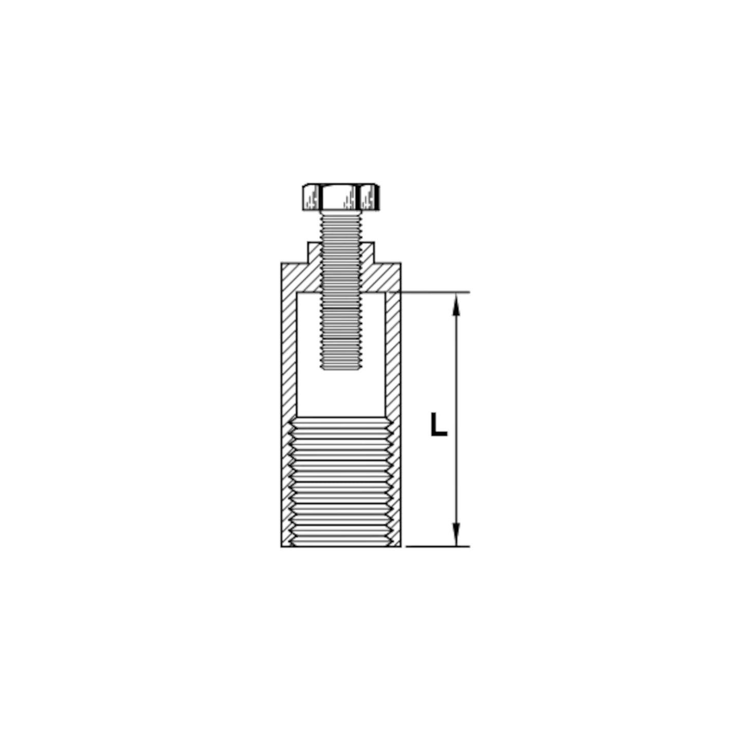 Extractor volante magnético de rosca interna d.26x1mm Buzzetti 5316-E