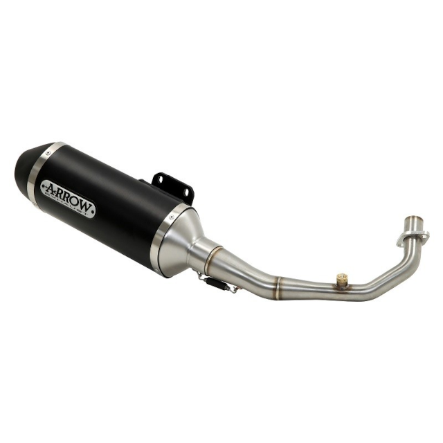 Silenciador de escape Arrow Urban Piaggio Medley 125/150 S ABS >20 (CE) negro-aluminio 53535ANN