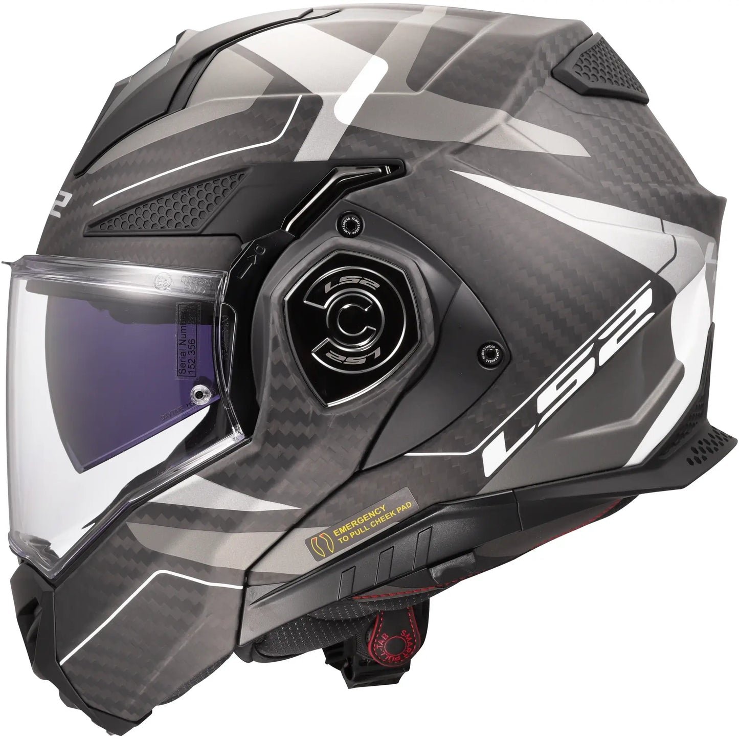 Casco LS2 FF901 Advant X Carbon Horizon - Carbono/Gris Mate