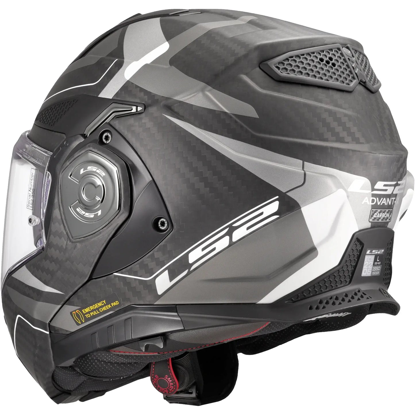 Casco LS2 FF901 Advant X Carbon Horizon - Carbono/Gris Mate