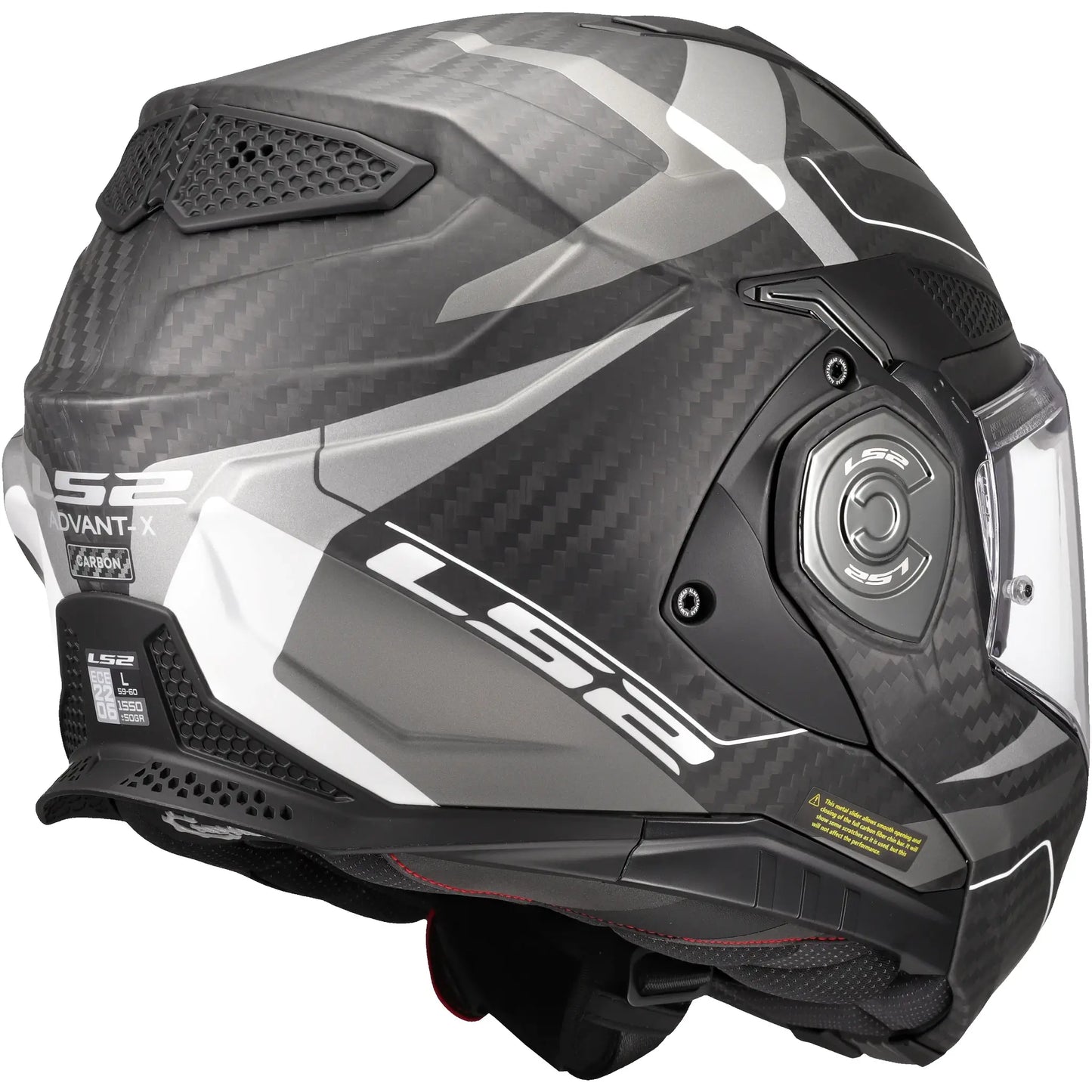 Casco LS2 FF901 Advant X Carbon Horizon - Carbono/Gris Mate