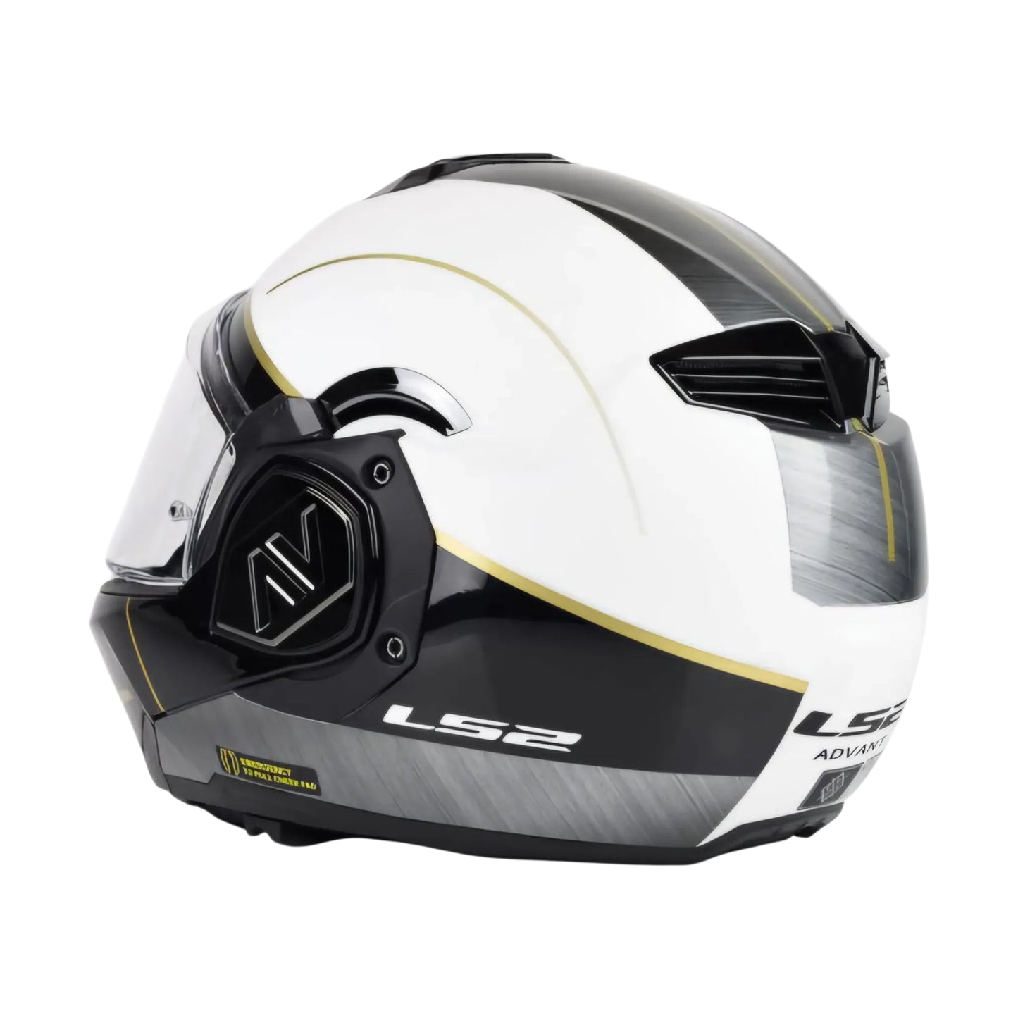 Casque modulable LS2 FF906 Advant Iron blanc-noir jeans