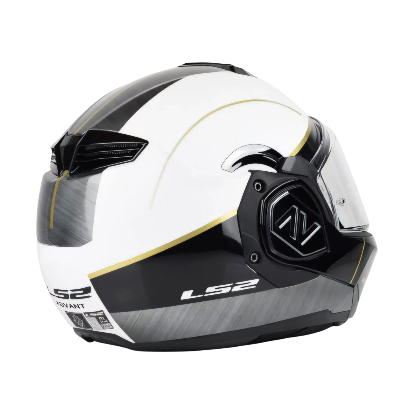 Casque modulable LS2 FF906 Advant Iron blanc-noir jeans
