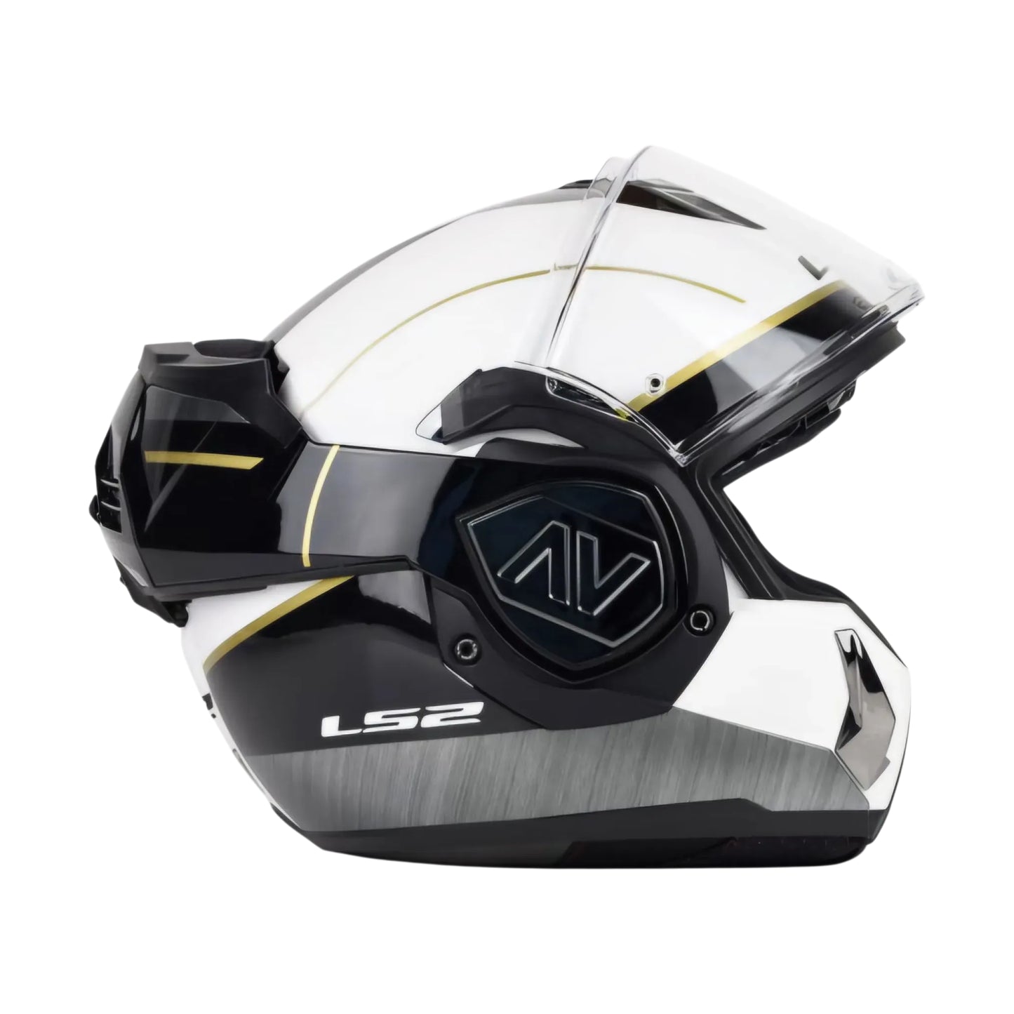 Casque modulable LS2 FF906 Advant Iron blanc-noir jeans