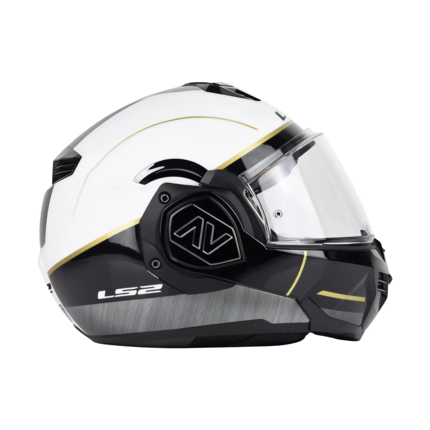 Casque modulable LS2 FF906 Advant Iron blanc-noir jeans