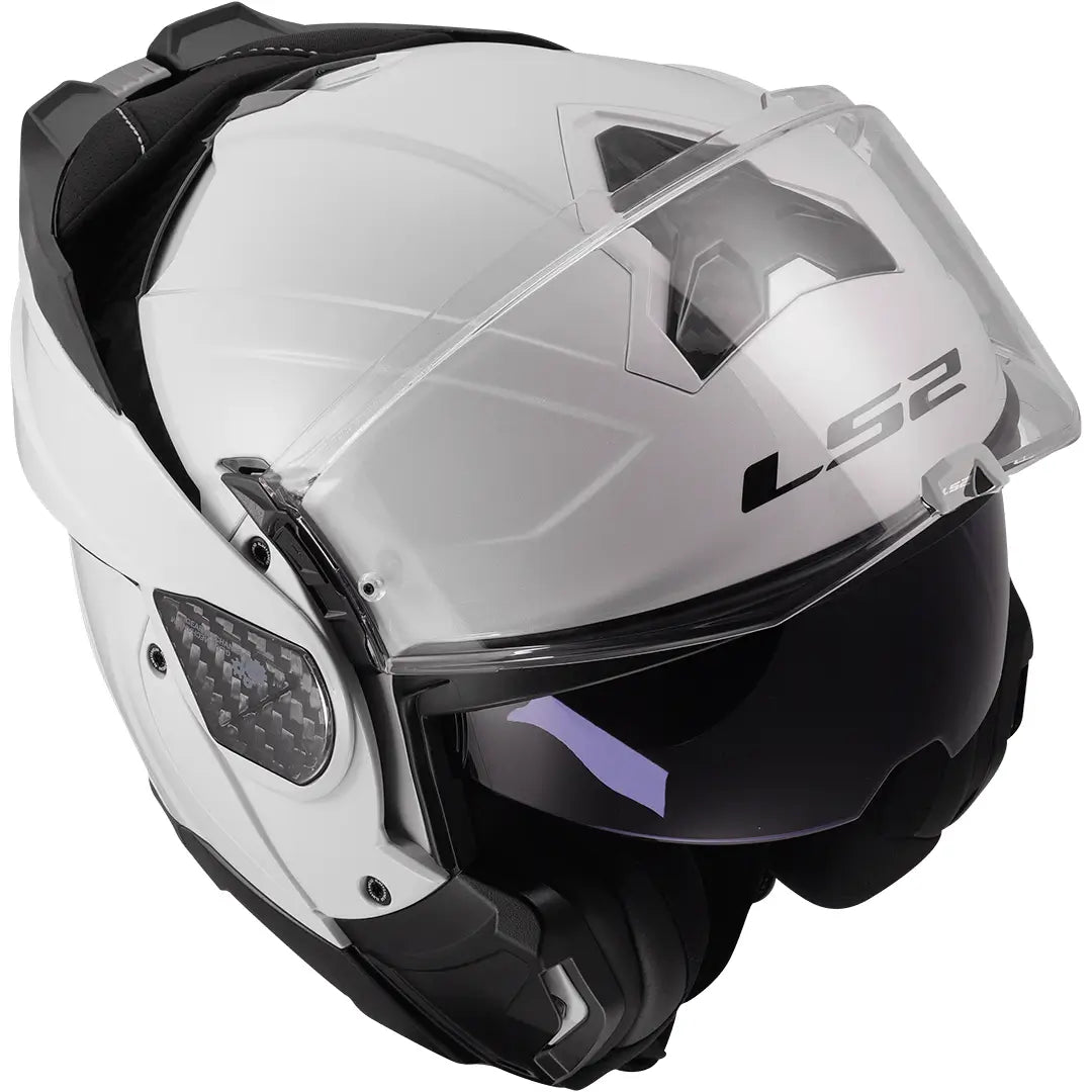 LS2 FF910 Advant II Solid modular helmet - Gloss White