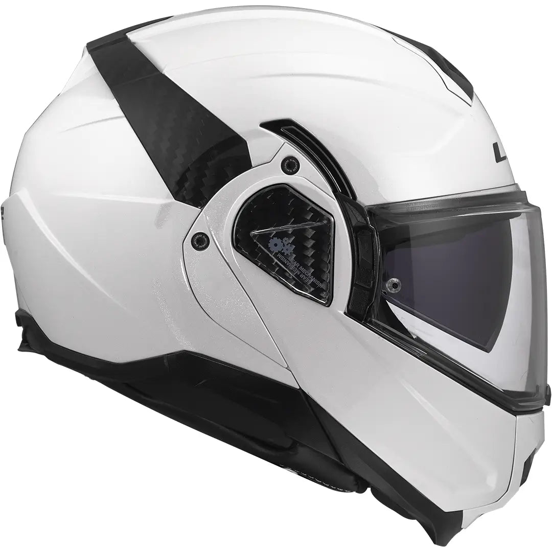 LS2 FF910 Advant II Solid modular helmet - Gloss White