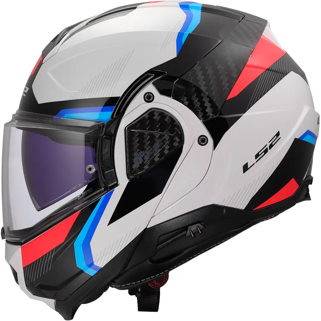 Casco LS2 FF910 Advant II Triple - Blanco/Azul/Rojo