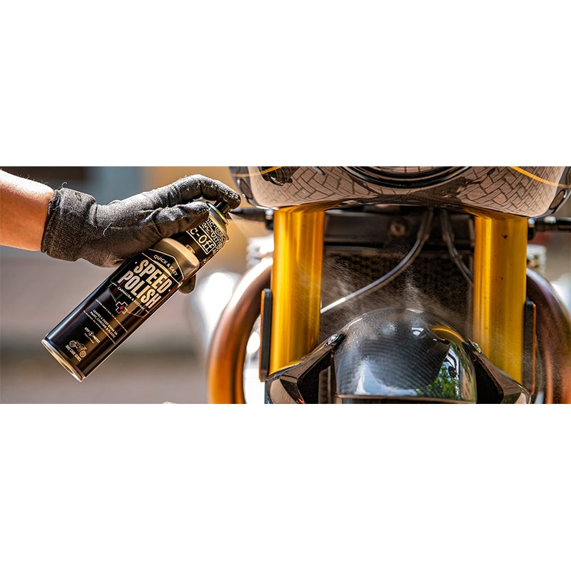 Spray pulidor (cera de carnauba) MUC-OFF Speed, 400 ml