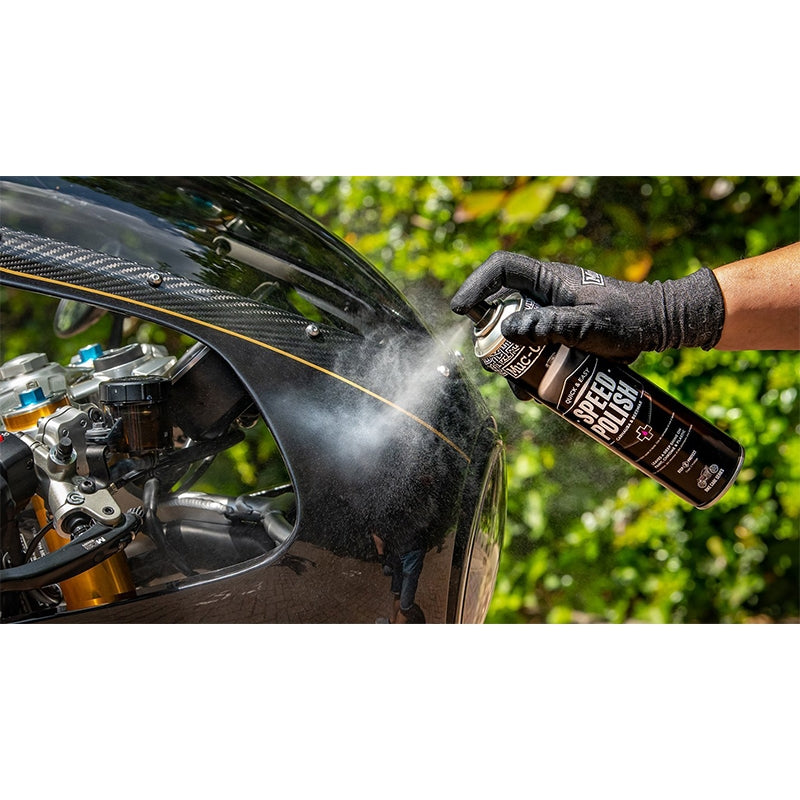 Spray pulidor (cera de carnauba) MUC-OFF Speed, 400 ml