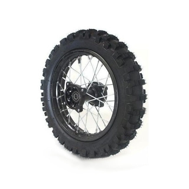 Roue arrière complète PitBikes Cross 12" Malcor