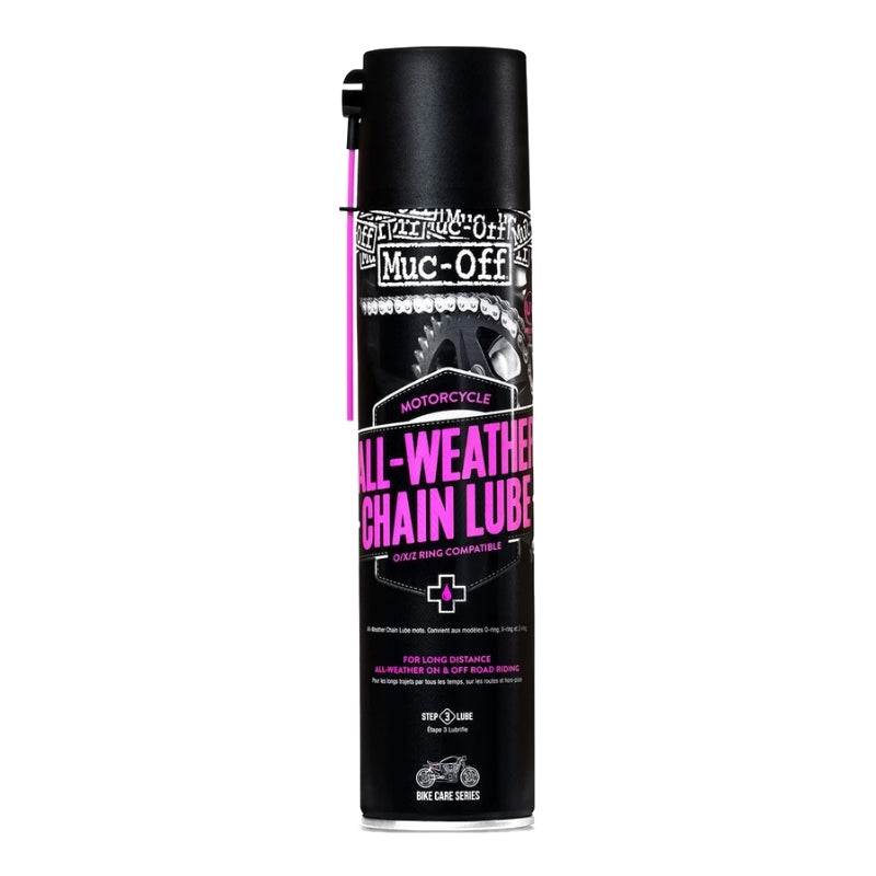 Grasa de cadena cerámica MUC-OFF All Weather Chain lube, spray 400 ml