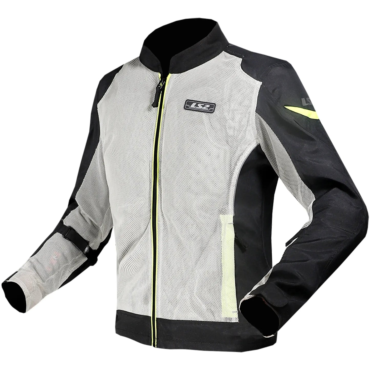 Chaqueta LS2 Airy Man - Negro/Gris/Amarillo