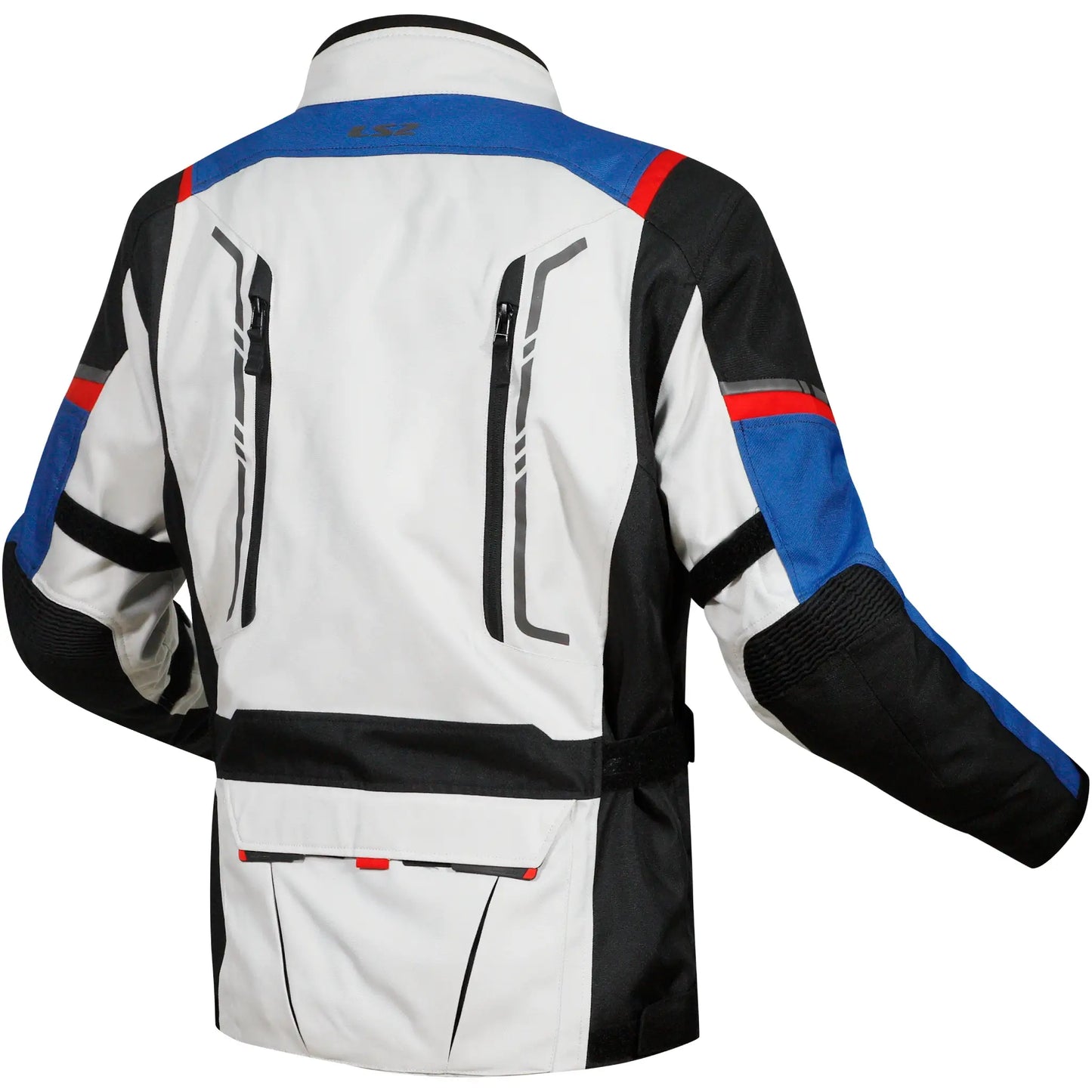Chaqueta LS2 Narvik Man - Gris/Azul/Rojo