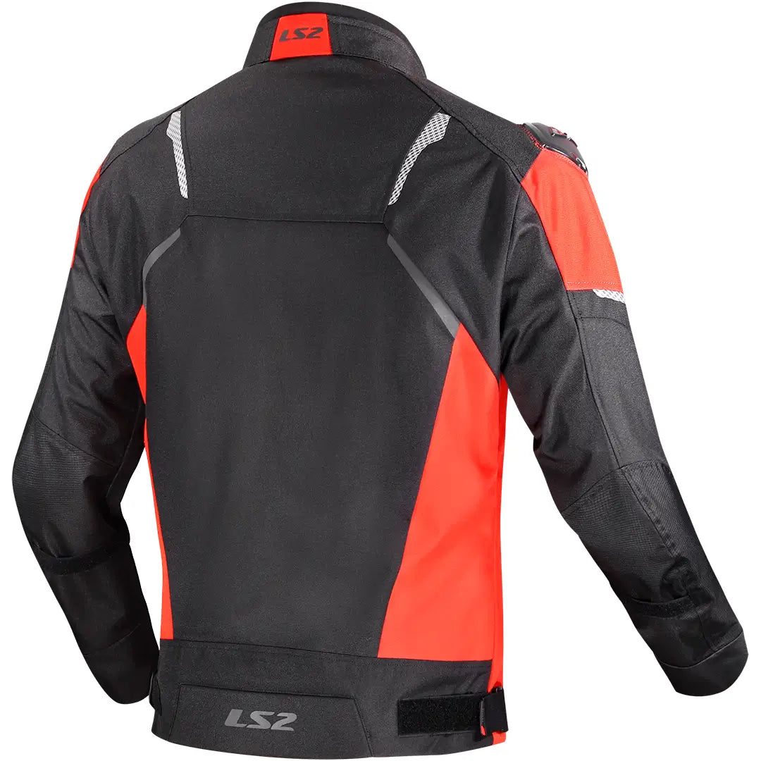 LS2 Zoom Man Jacket - Black/Red