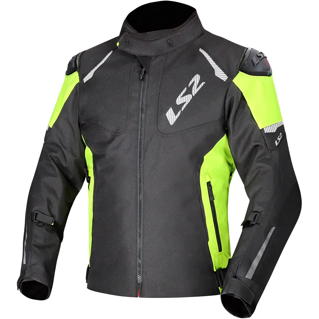 LS2 Zoom Man Jacket - Black/Yellow