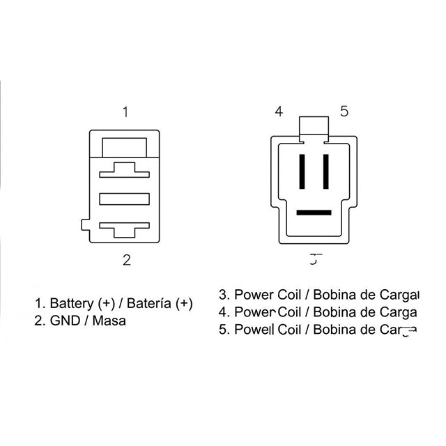 Voltage regulator Kymco Downtown 200i 11-15 / Downtown 300i 09-13 / People 125 GTi 11-13 250/300cc DZE