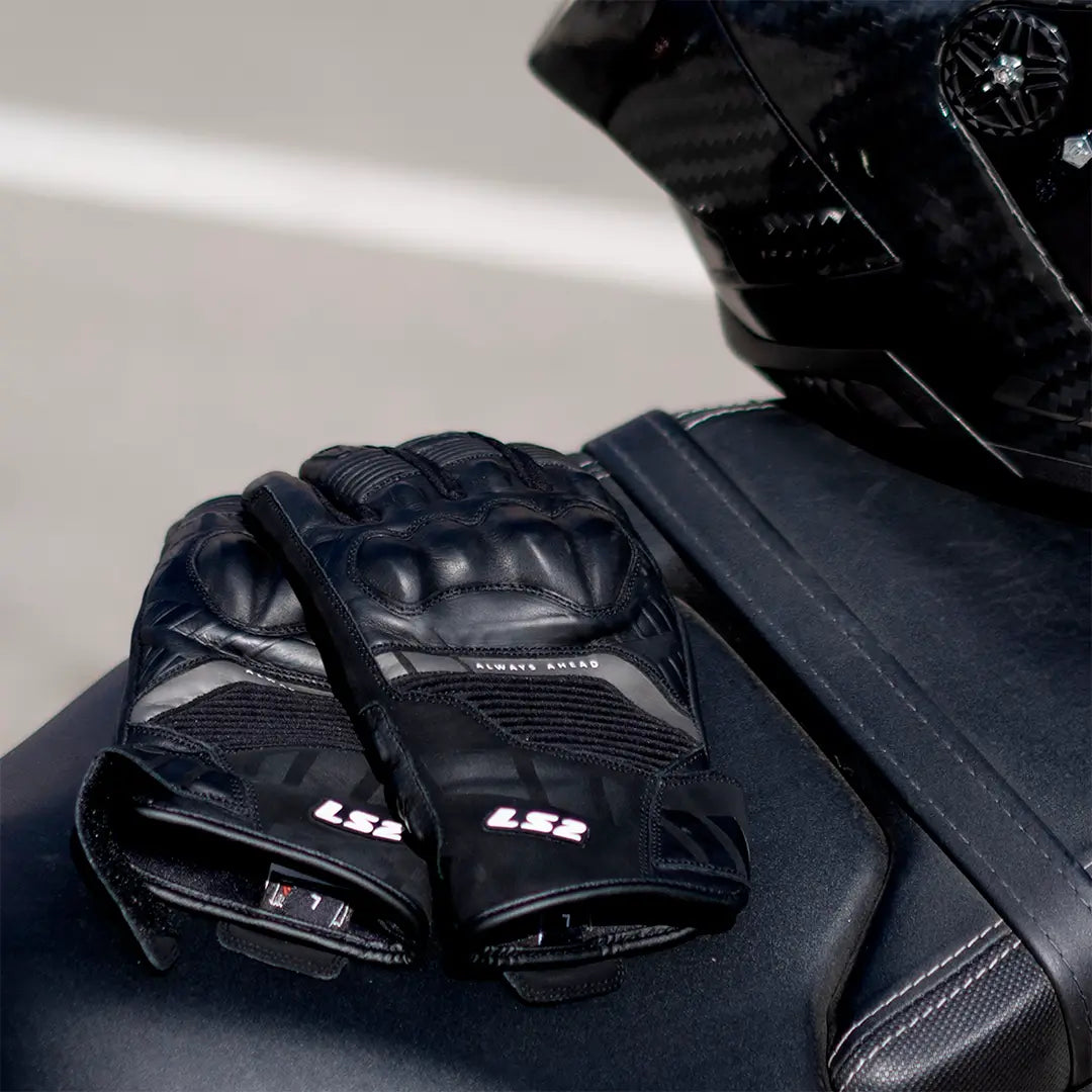 LS2 Octane Man Gloves - Black