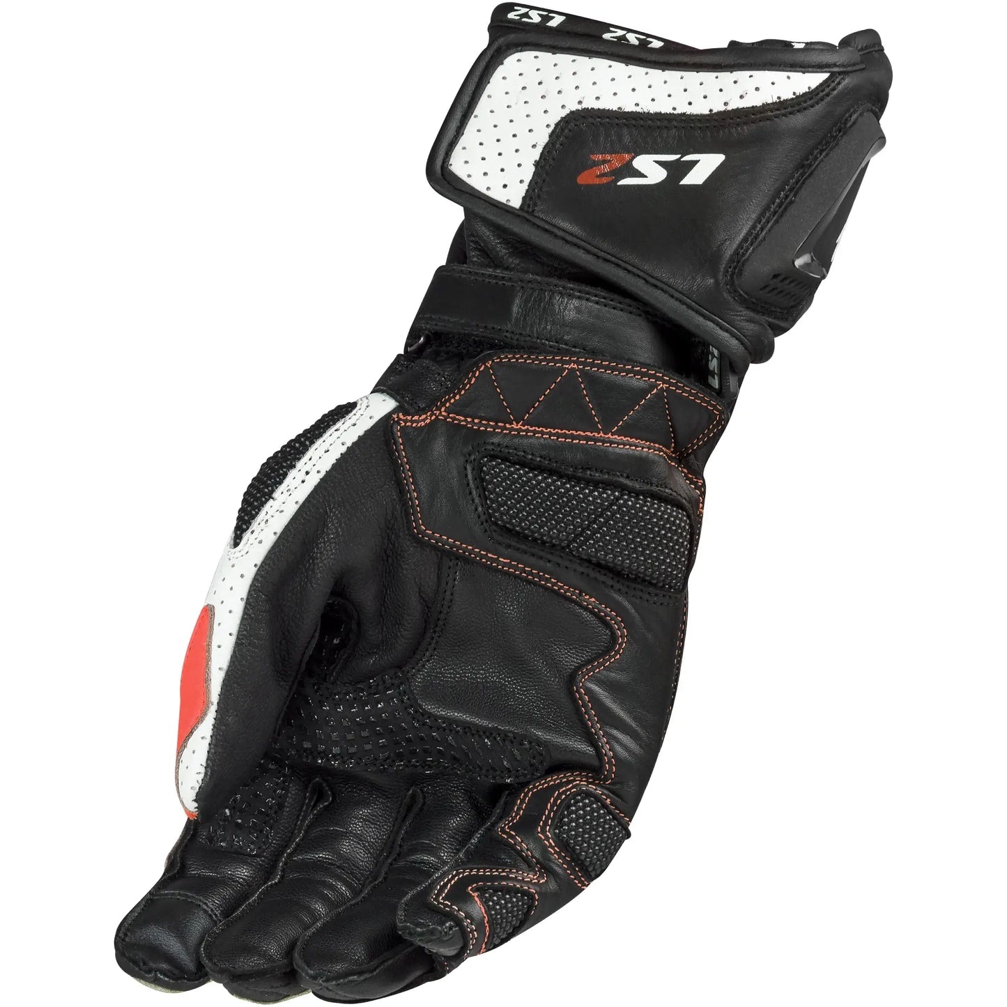 Guantes LS2 Swift Man - Negro/Blanco/Rojo