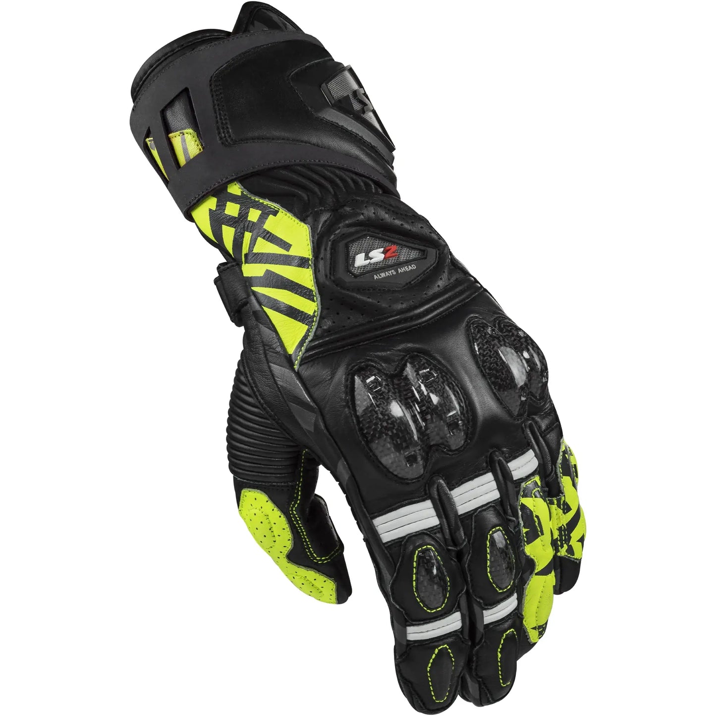Guantes LS2 Feng Man - Negro/Amarillo
