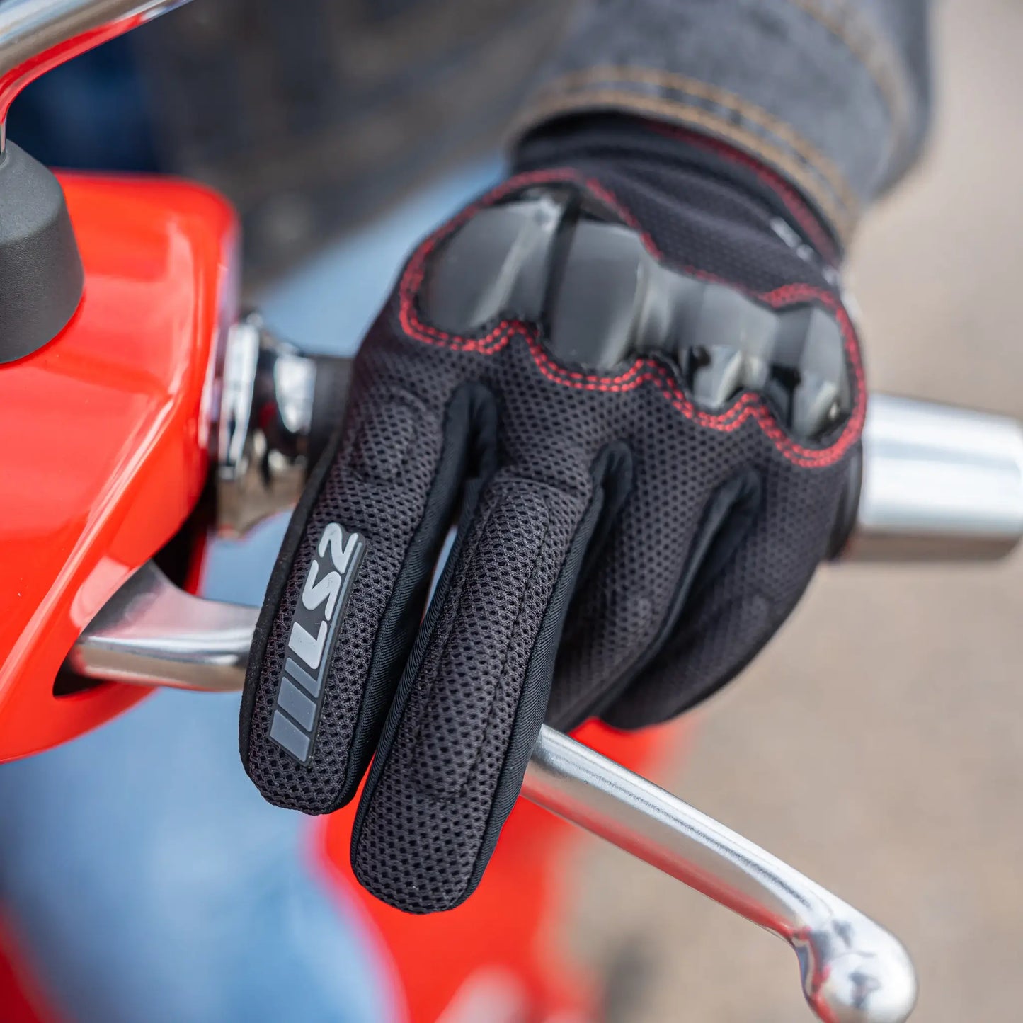 Guantes LS2 Chaki Woman - Negro