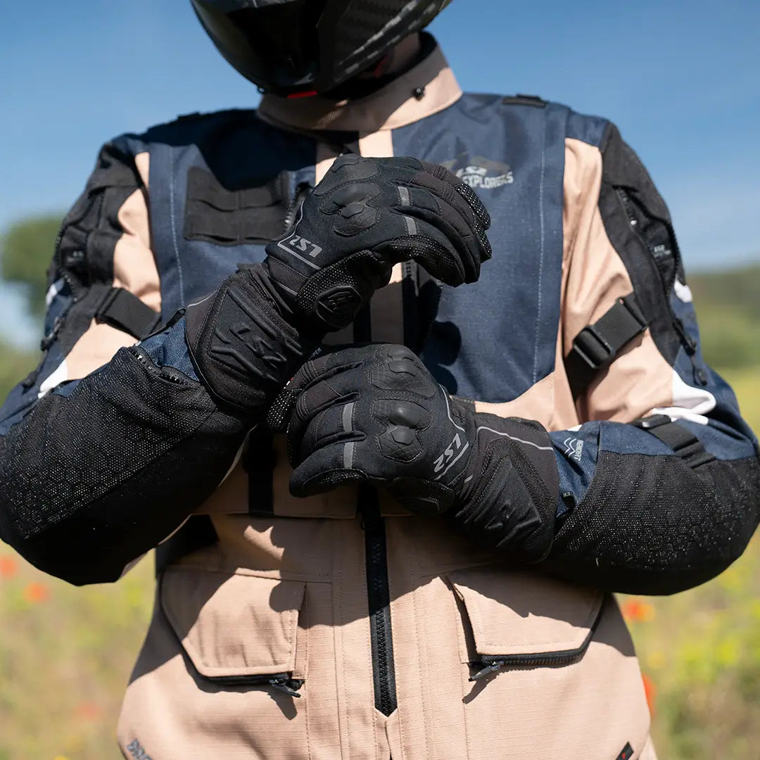 LS2 Nordic Man Gloves - Black