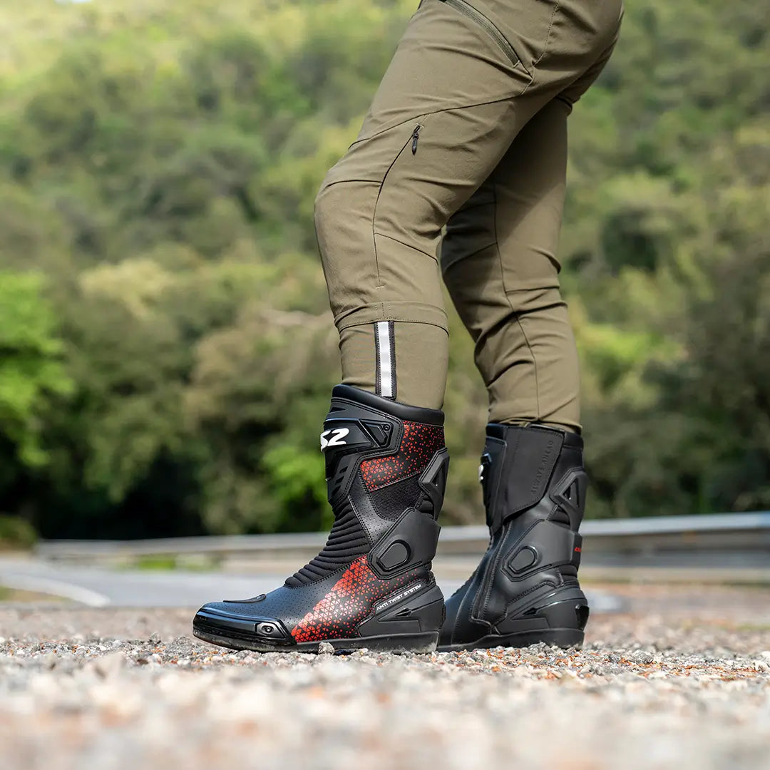 Boots LS2 Assault Man - Black/Red