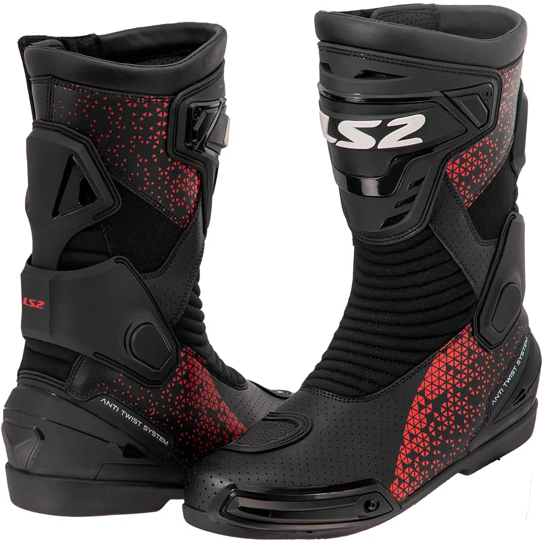 Boots LS2 Assault Man - Black/Red
