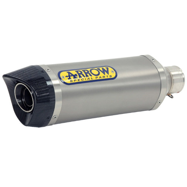 Silencieux d'échappement Arrow Thunder Yamaha MT-07 >14 / Tracer 700 >16 (CE) - titane