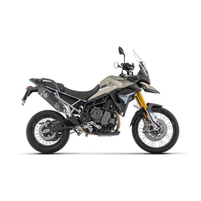 Silenciador Arrow Veloce Triumph Tiger 850-900 20-23 - alumínio preto