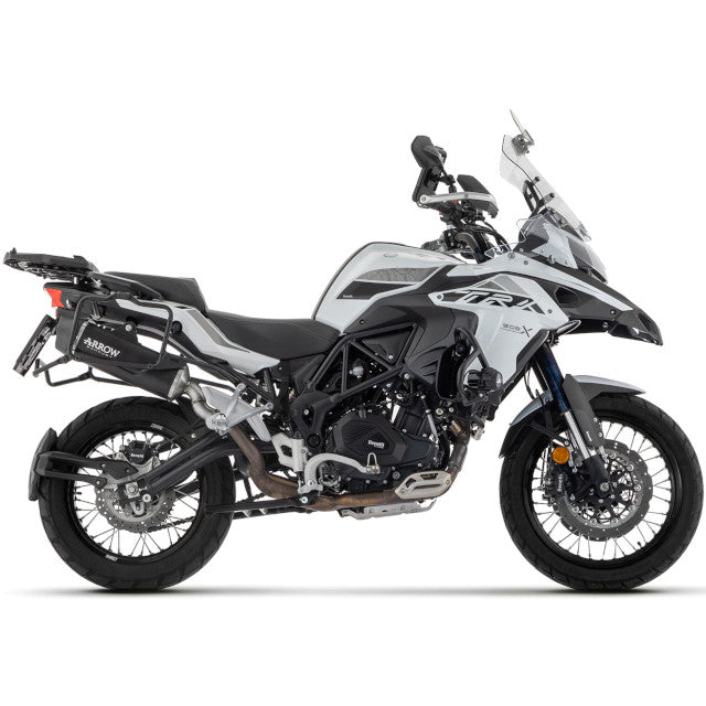 Silenciador Arrow Indy Race EVO Benelli TRK 502 X 21-23 - alumínio preto