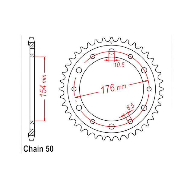 Kit de transmission Honda CB 1000 / VFR 750-800 16x43 X-Ring 530VX3/110 DID