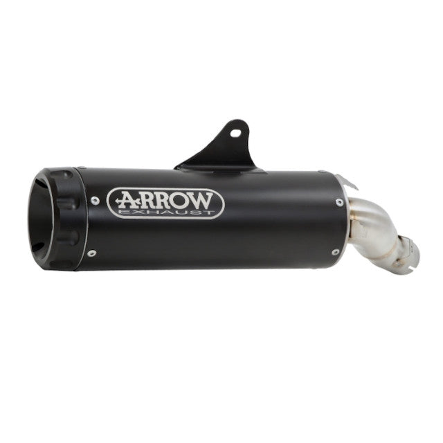Arrow Slip-On Exhaust Rebel Yamaha XSR 700 >21 - black