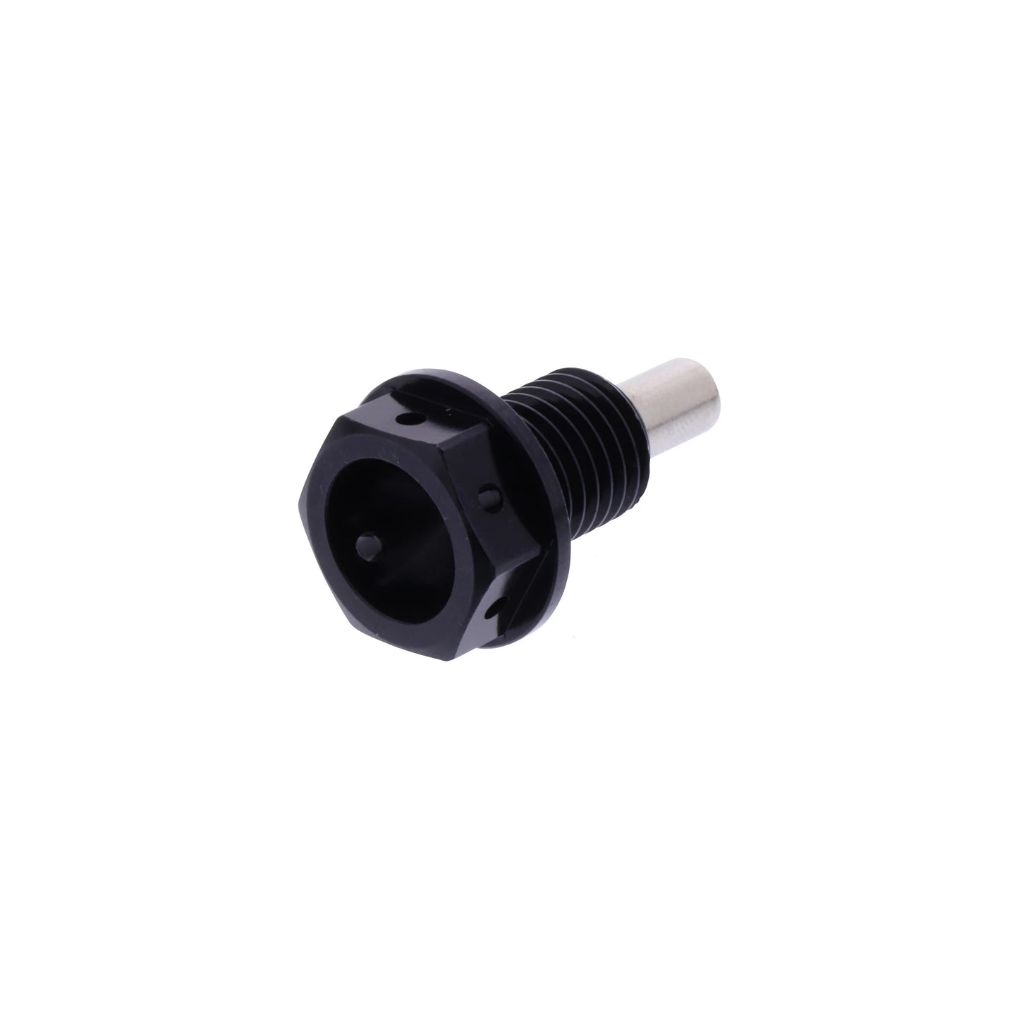Magnetic oil drain plug M12x1.5mm JMP - black aluminum