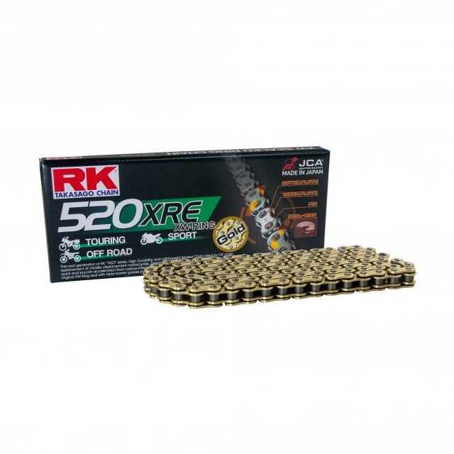 Cadena RK XW-Ring GB520XRE 114 con enganche remache acero