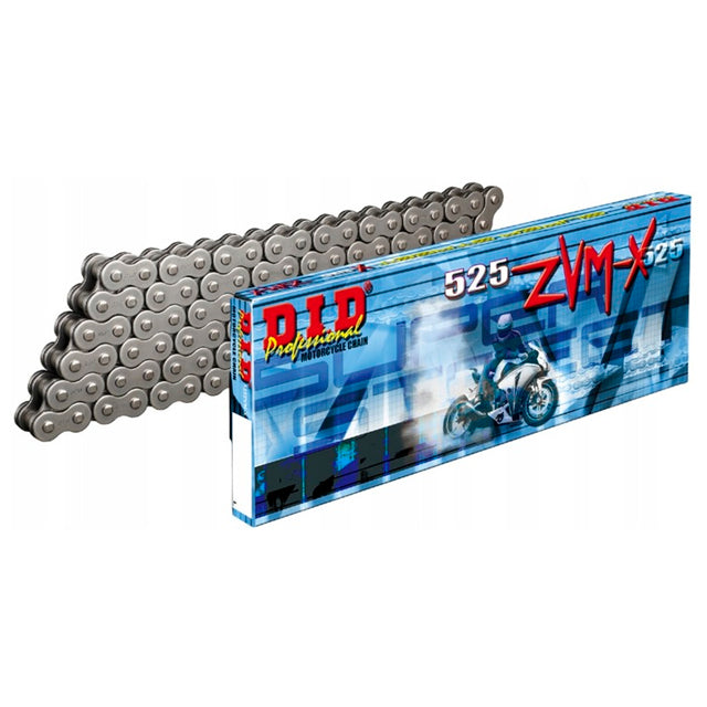 Corrente de transmissão X-Ring passo 525 ZVMX 112 elos D.I.D - aço