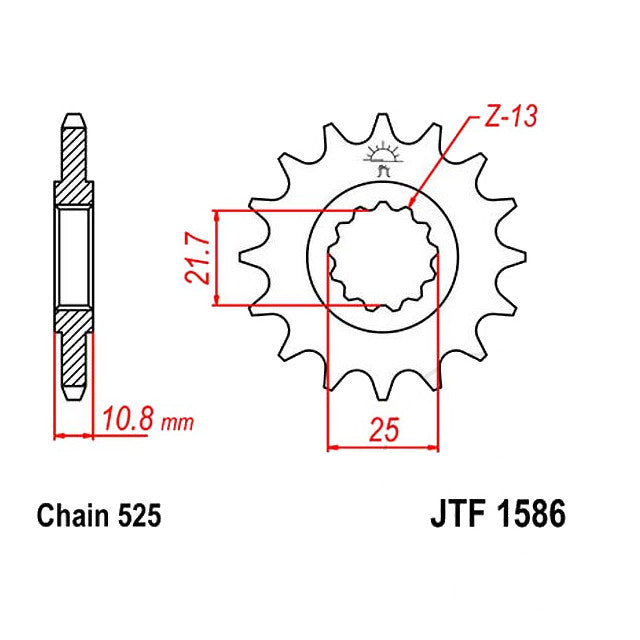 Kit de transmissão Yamaha YZF R6 15x45Z passo 525 VX3 114 elos D.I.D