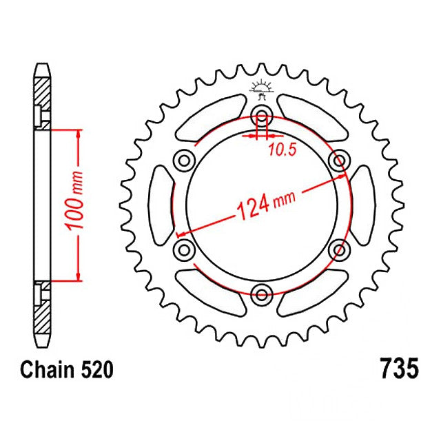 Ducati Monster 696 08-13 Transmission Kit 15x45T 520 pitch VX3 D.I.D