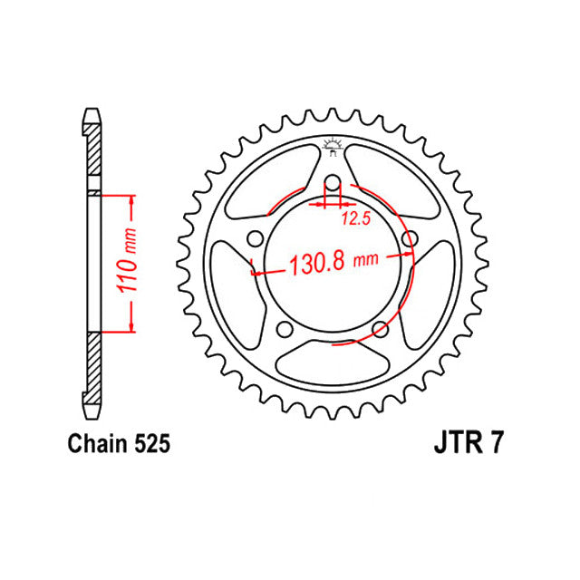 BMW S1000 RR 12-18 Transmission Kit 17x45Z 525ZVMX2 DID