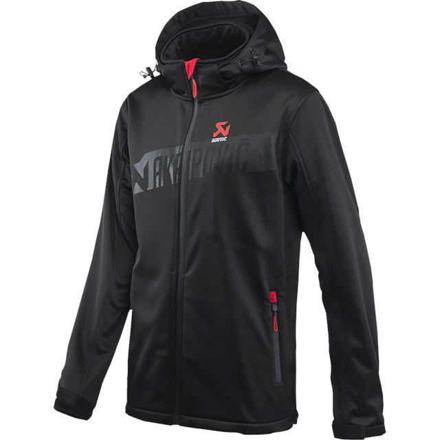 Veste homme Akrapovic Softshell imperméable rouge-noir