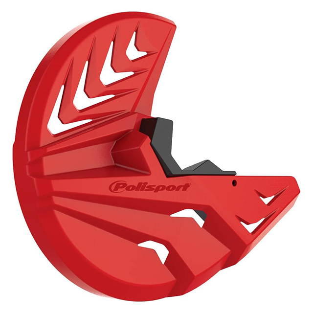 Protector Disco delantero y horquilla Honda CRF250RX 19-22 CRF450RX 17-22 CRF450R/CRF250R 15-22 Polisport negro-rojo CR04 8151400007