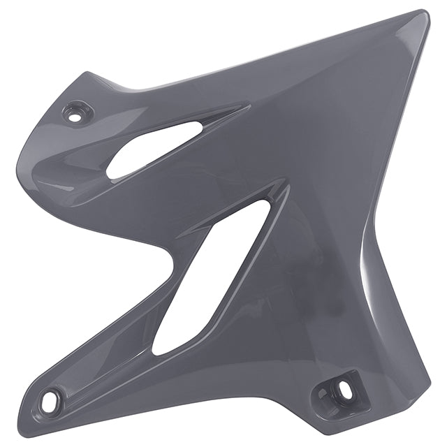 Tapas Radiador YZ125/250 02-21 Polisport - nardo grey 8417500006